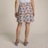 Women's Voile Ladder Trim Mini Skirt, Back