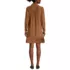 Women's Wide Wale Cord Popover Long Sleeve Shirt Dress, Back