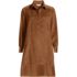 Women's Wide Wale Cord Popover Long Sleeve Shirt Dress, Front