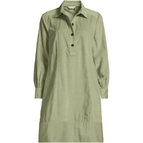 dark green corduroy shirt dress Corduroy Dress, Green Corduroy Midi Dress, A Line Dress, Corduroy Dress With Lace, Long Sleeve Dress, Spring Autumn Dress, Party Dress C4464