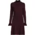 Women's Fine Gauge Cotton Fit and Flare Sweater Dress, Front