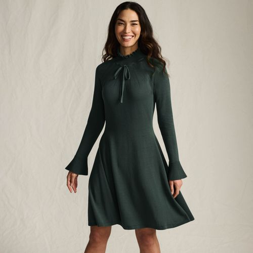 Women's Rayon Rib Hooded Mini Swim Cover-up Dress