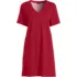 Women's Plus Size Cotton Interlock Relaxed Above the Knee Nightgown, Front