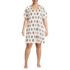 Women's Plus Size Interlock Above the Knee Nightgown, Front