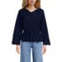 Women's Embroidered Poplin Long Sleeve Blouse, Front