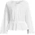 Women's Embroidered Poplin Long Sleeve Blouse, Front