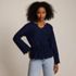 Women's Embroidered Poplin Long Sleeve Blouse, Front