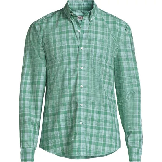 Men's Big Long Sleeve Easy Poplin Shirt - primary