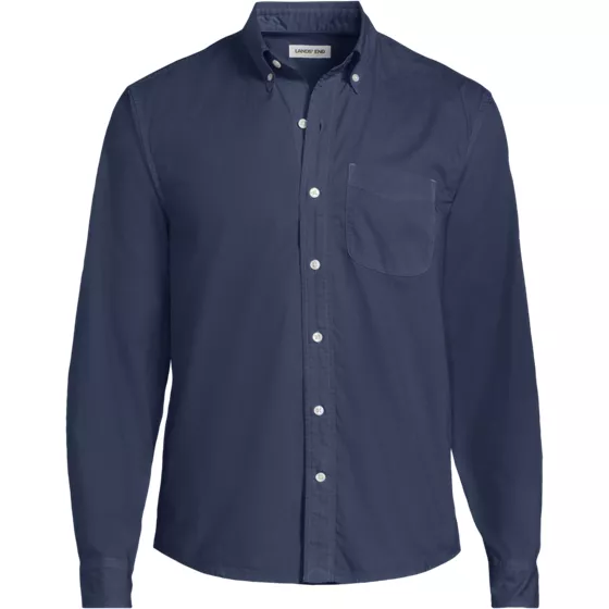 Men's Long Sleeve Easy Poplin Shirt - primary