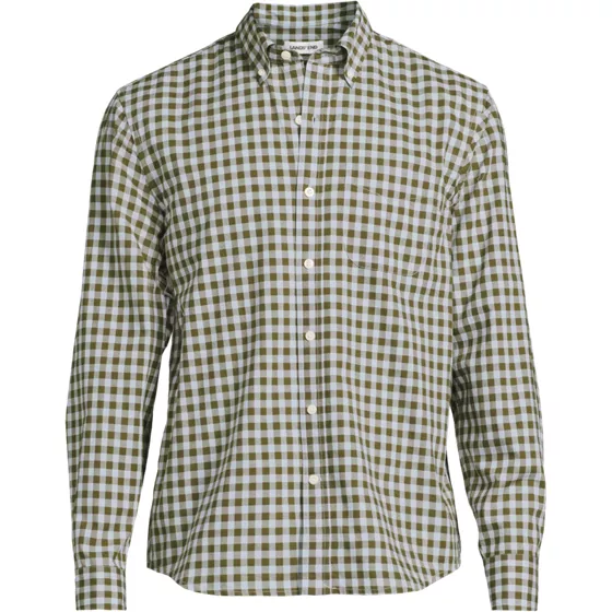 Men's Big Long Sleeve Easy Poplin Shirt - primary