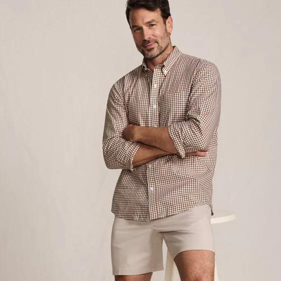 Men's Long Sleeve Easy Poplin Shirt - primary