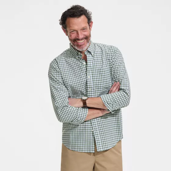 Men's Long Sleeve Easy Poplin Shirt - primary