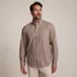 Men's Long Sleeve Pattern Poplin Shirt, Front