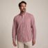 Men's Long Sleeve Pattern Poplin Shirt, Front