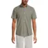 Men's Short Sleeve Poplin Shirt, Front