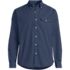 Men's Long Sleeve Solid Poplin Shirt, Front