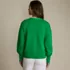 Women's Cotton Drifter Novelty Jacquard Crew Neck Sweater, Back