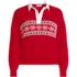 Women's Drifter Jacquard Rugby with Woven Collar Sweater, Front