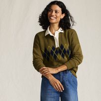 トップス Lands' End border polo L/S Lands End border polo L/S - トップスアウトレット ショップ 通販