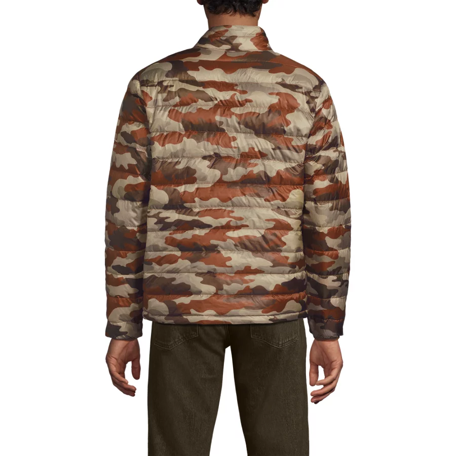 Men's Wanderweight Packable Print Down Jacket view 6