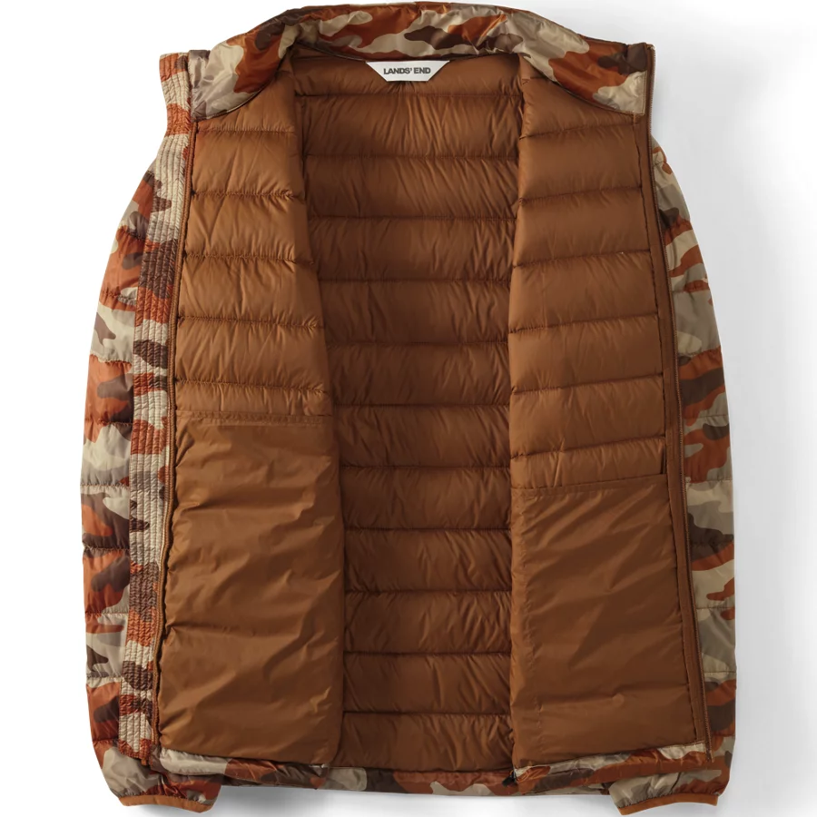 Men's Wanderweight Packable Print Down Jacket view 4