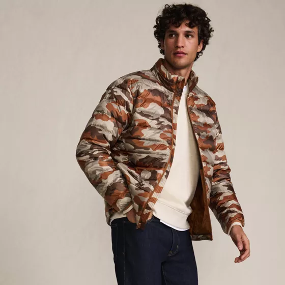 Men's Wanderweight Packable Print Down Jacket - primary
