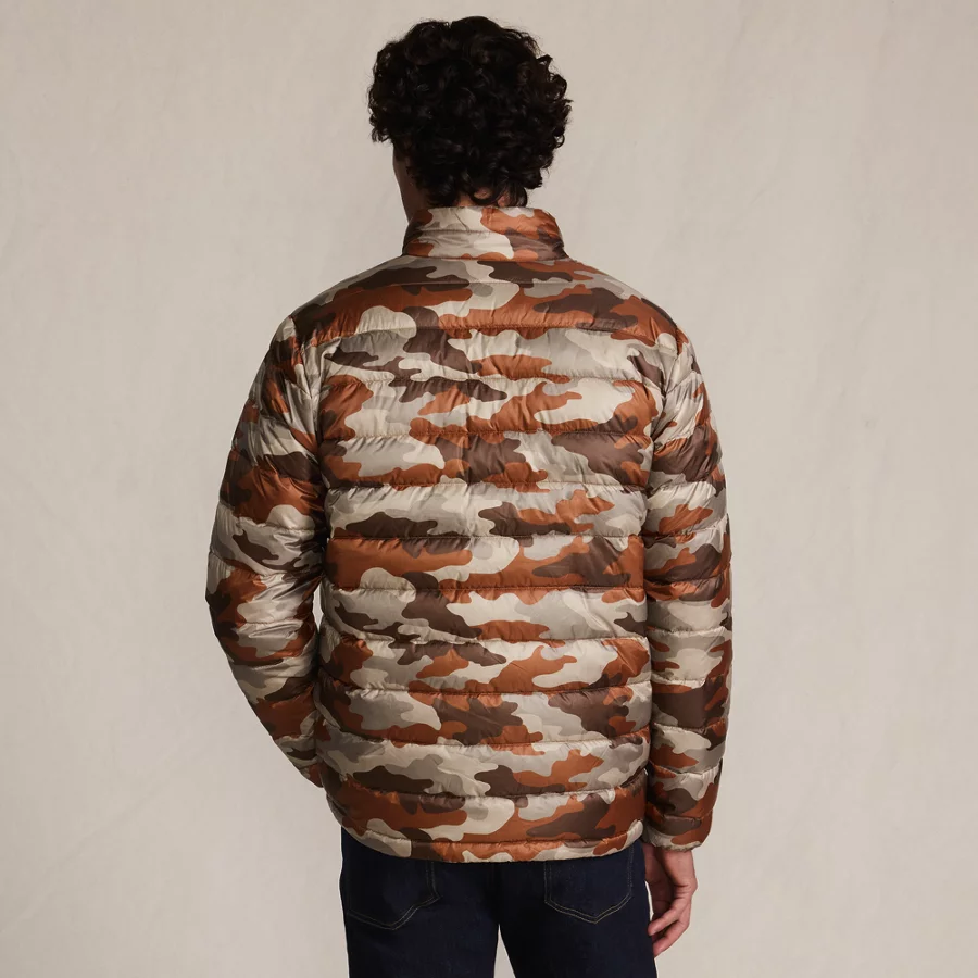 Men's Wanderweight Packable Print Down Jacket view 2