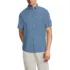 Men's Short Sleeve Easy Fit Chambray Shirt, Front