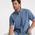 Men's Short Sleeve Easy Fit Chambray Shirt, alternative image