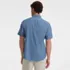 Men's Short Sleeve Easy Fit Chambray Shirt, Back