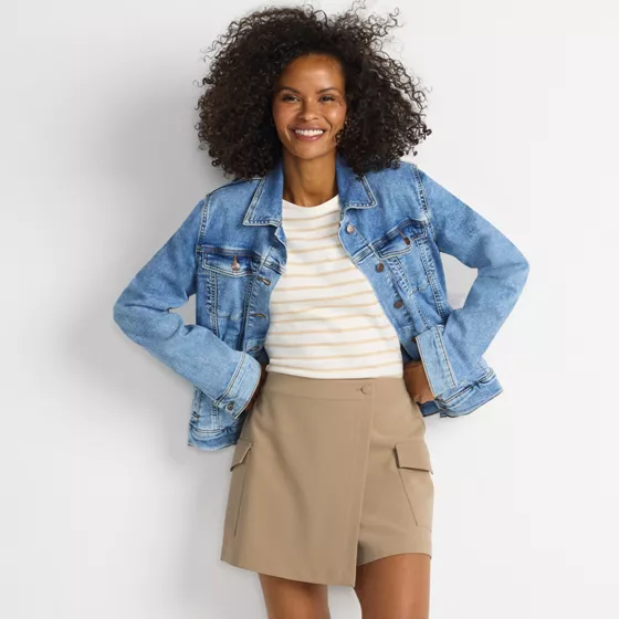 Women's Crepe Above The Knee Skort - primary