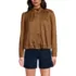 Women's Drapey Twill Bubble Hem Jacket, Front