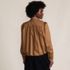 Women's Drapey Twill Bubble Hem Jacket, Back