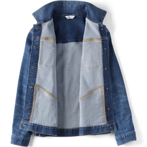Women's Oversized Denim Trucker Jacket - image 5