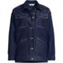 Women's Oversized Denim Trucker Jacket, Front