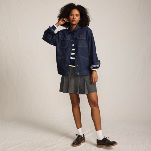 Women's Denim Trucker Jacket | Lands' End