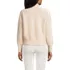 Women's Fuzzy Wedged Quarter Zip Sweater, Back