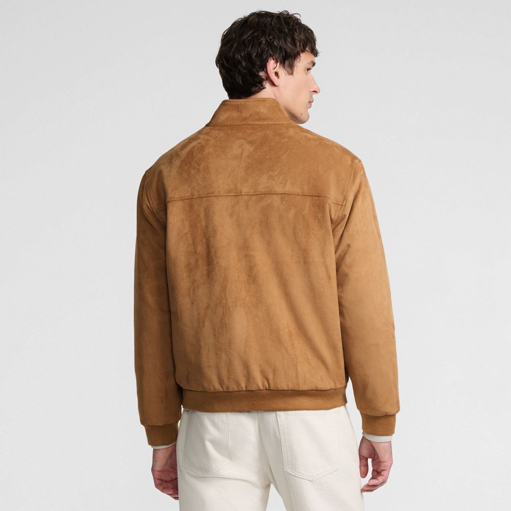 Men's Faux Suede Jacket | Lands' End