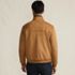 Men's Faux Suede Jacket, Back