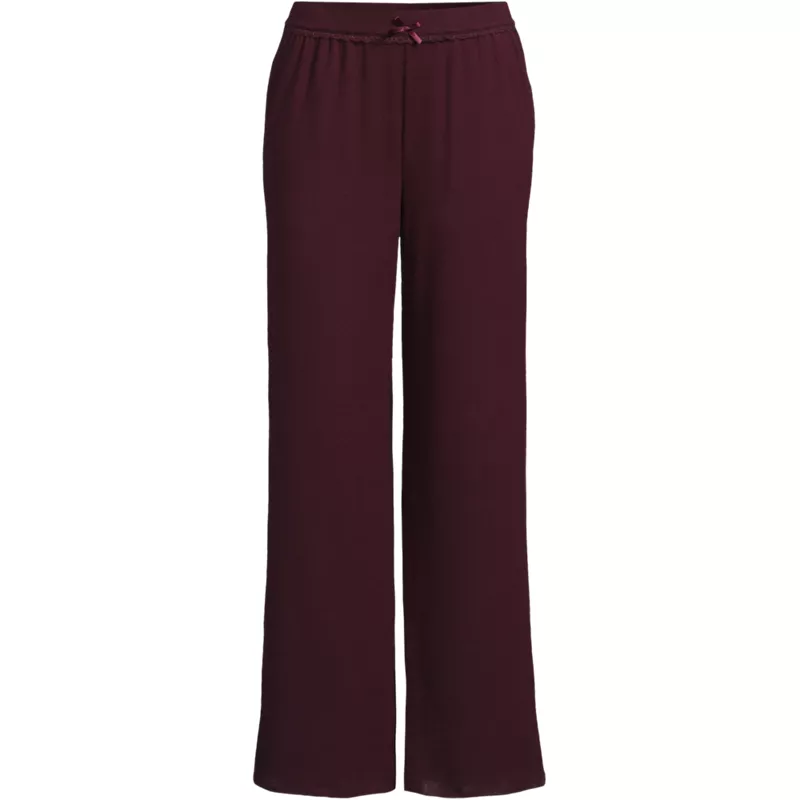 Women's Pointelle Sleep Pants, Front