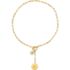 Water-Resistant Link Star Y Necklace, Front