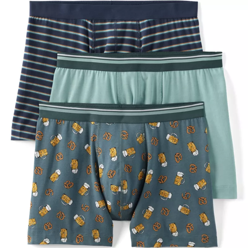 Men's Big Comfort Knit Trunk - 4.5" Inseam 3 Pack, Front