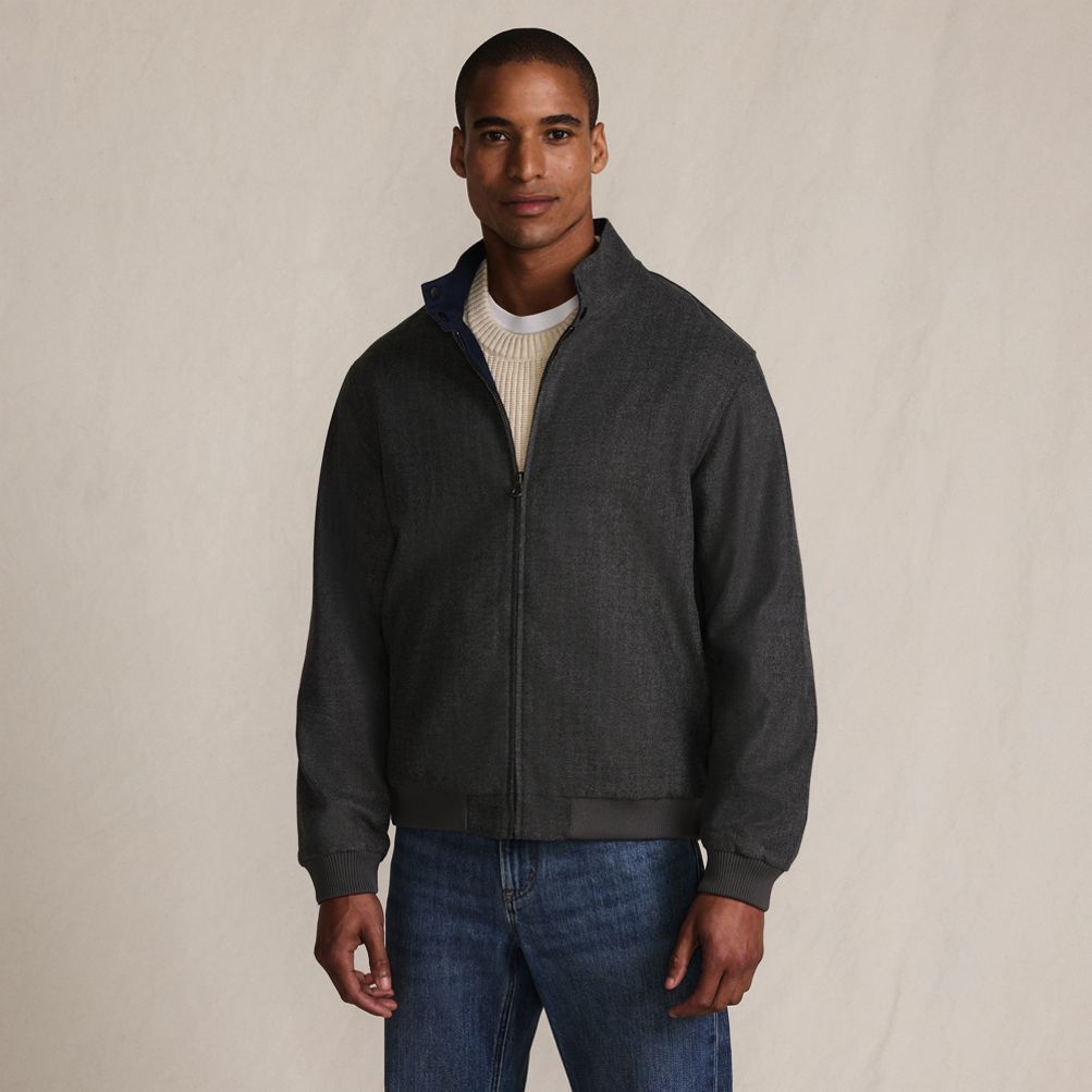 Men's Reversible Harrington Jacket | Lands' End