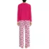 Women's Knit 2 Piece Pajama Set - Long Sleeve Top and Pants, Back