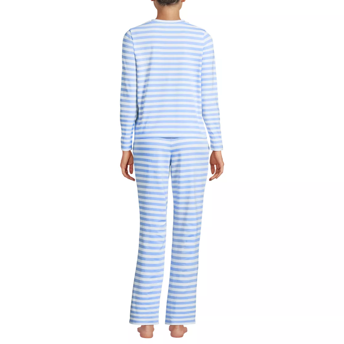 Women's Knit 2 Piece Pajama Set - Long Sleeve Top and Pants