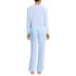 Women's Knit 2 Piece Pajama Set - Long Sleeve Top and Pants, Back