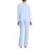 Women's Knit 2 Piece Pajama Set - Long Sleeve Top and Pants, Back