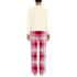 Women's Knit 2 Piece Pajama Set - Long Sleeve Top and Pants, Back