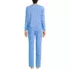 Women's Knit 2 Piece Pajama Set - Long Sleeve Top and Pants, Back
