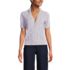 Women's Cotton Blend Short Sleeve Polo Sweater, Front